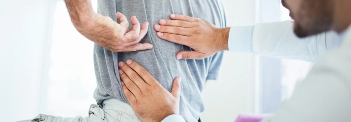 Chiropractic Golden MS Back Exam Man
